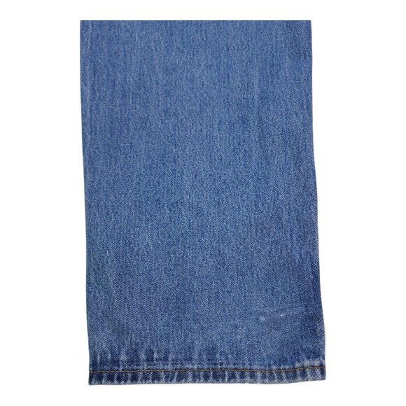 Levis Mens 550 Relaxed Fit Blue Jeans W42 L30 Denim Classic Straight Leg - Picture 9 of 10